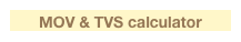 MOV & TVS calculator